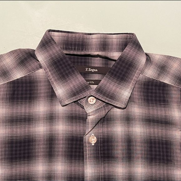 Zegna Button Down Long Sleeve Size M - Picture 3 of 4